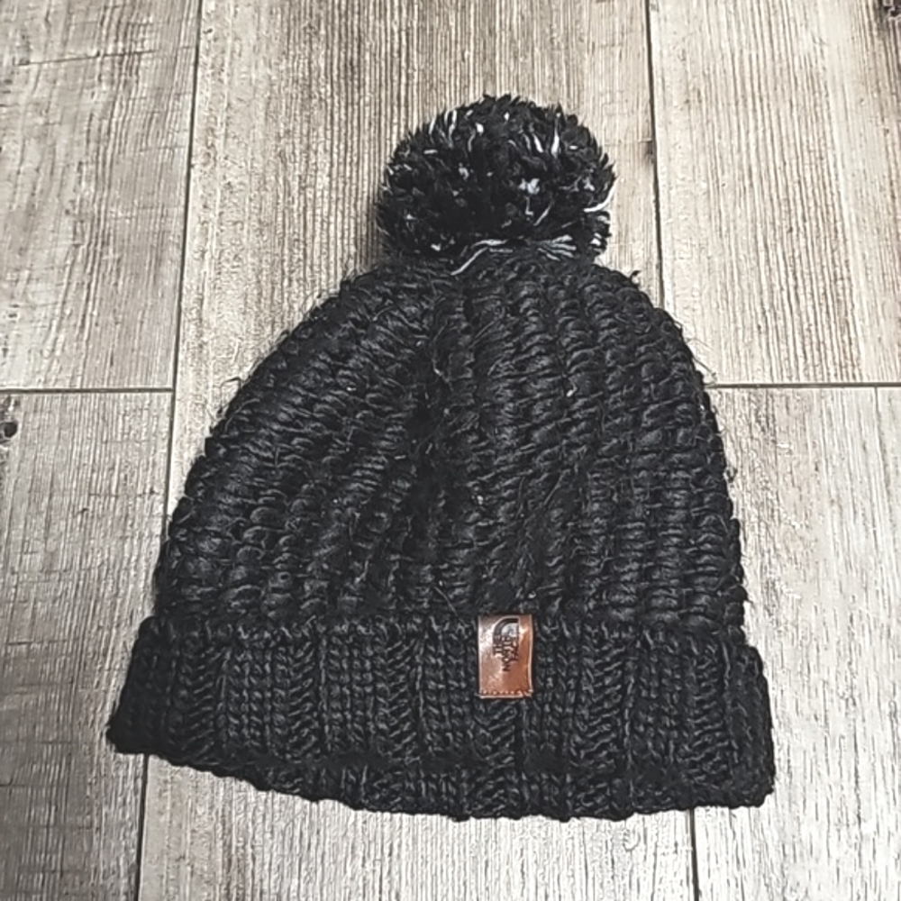 The North Face Black Chunky Beanie Hat